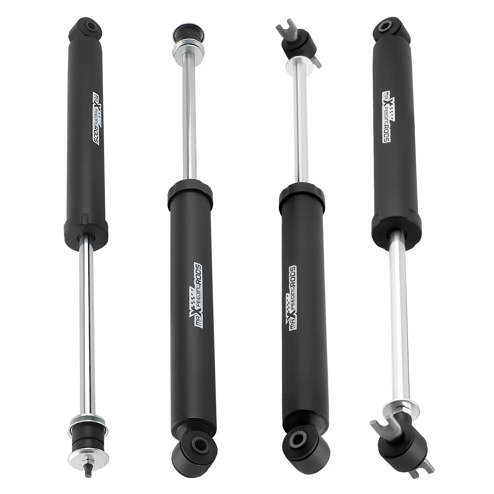4x Front & Rear Shock Absorbers for Jeep Wrangler JK 20072018 Fit 34.