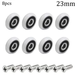 8-Piece Shower Door Roller Wheel Set (23mm)