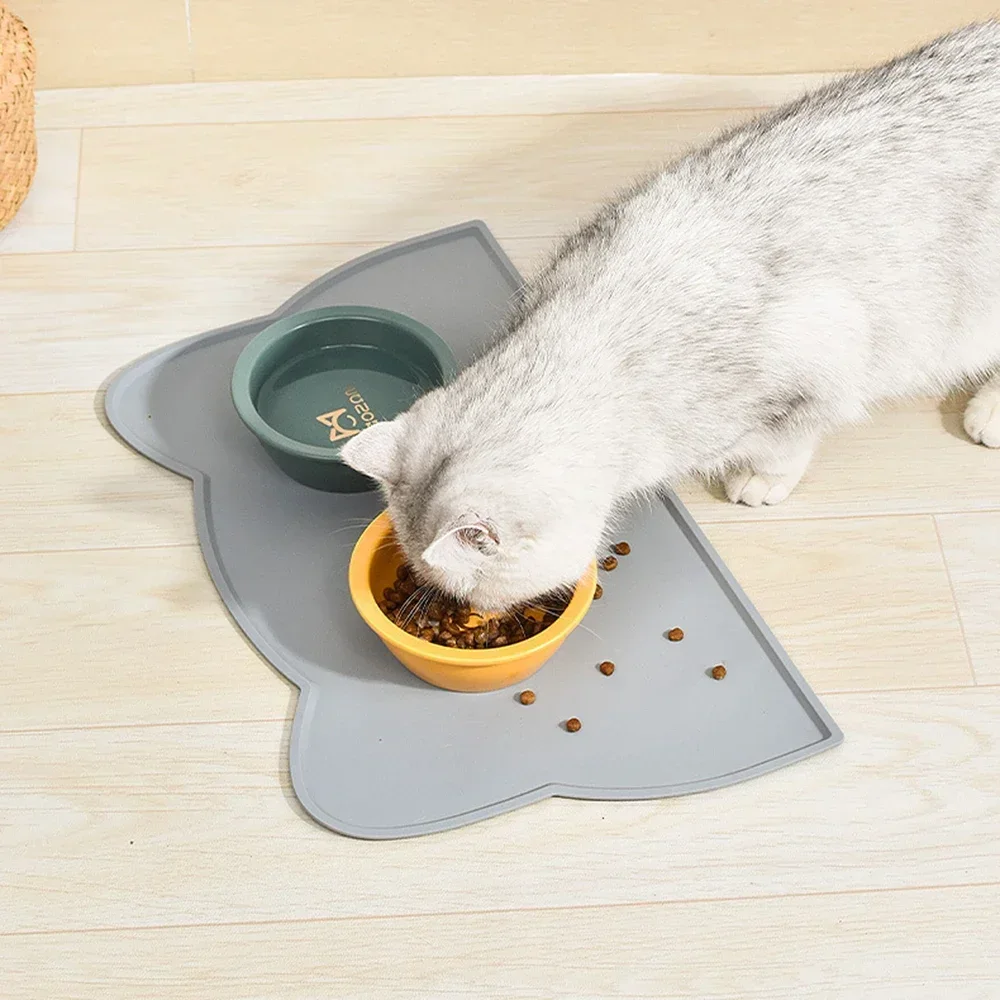 Pet Placemats 1PC Waterproof Non-slip Prevent Food Water Spills Easy Clean For Dogs Cats