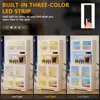 67" LED Storage Cabinet with Charging Station, Sockets & USB Ports For Kitchen Pantry, Microwave Hutch, Buffet Sideboard 4