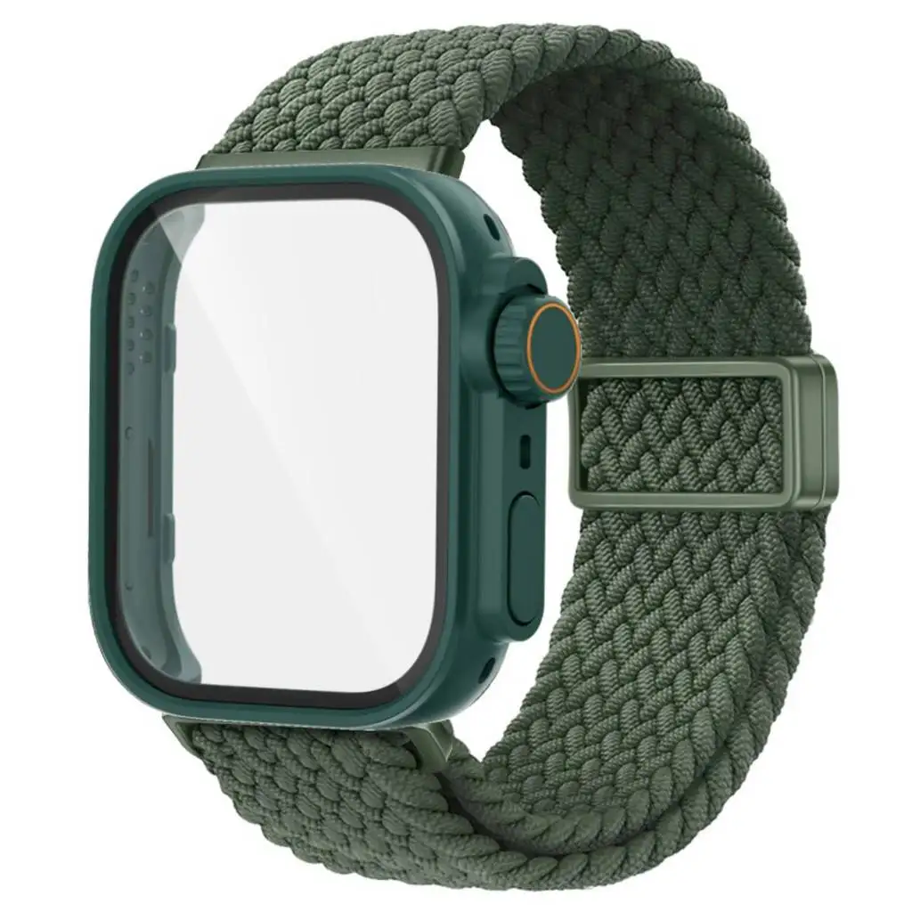 Nylon Braided Strap with Protective Screen Frame and Adjustable Band