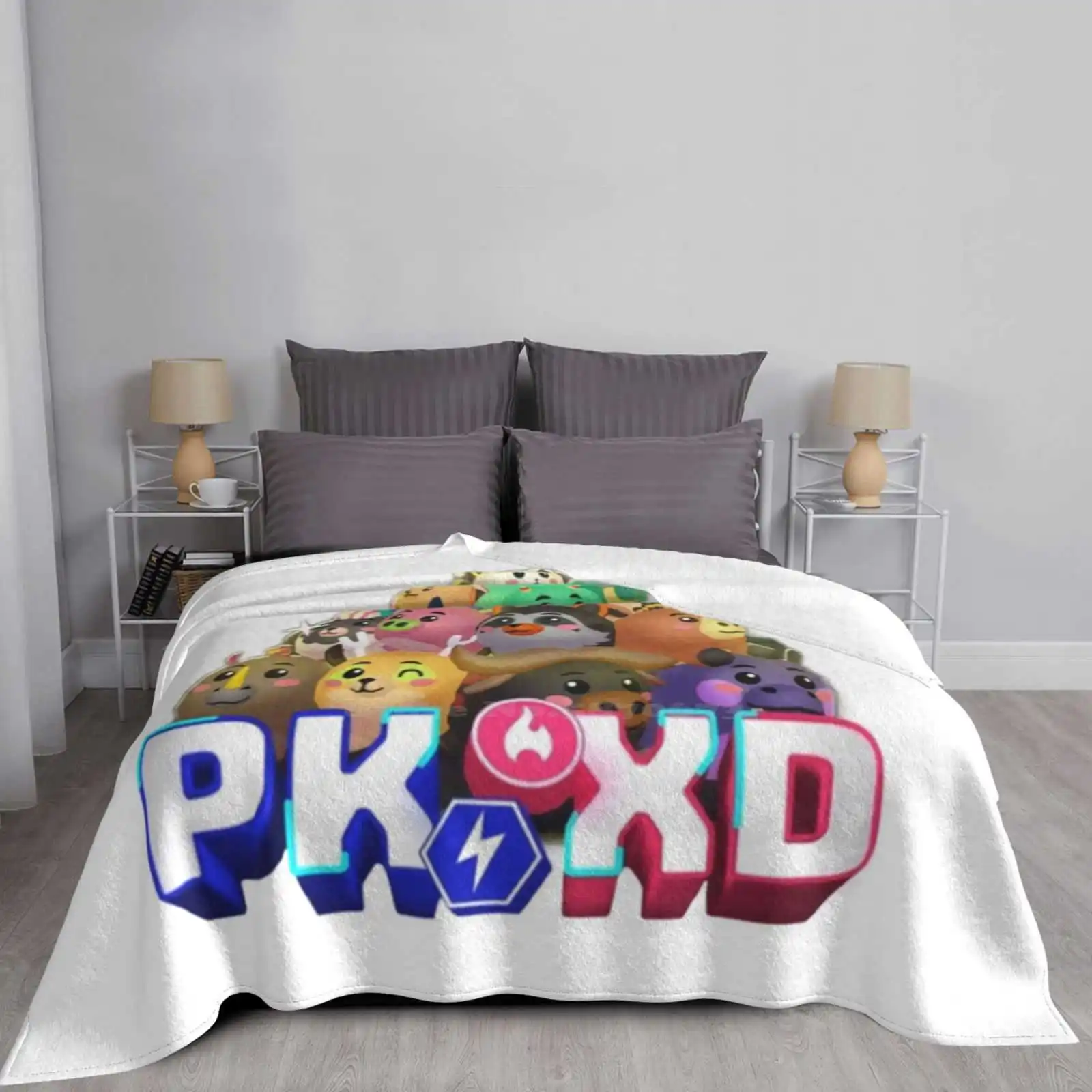 Pk Xd Animals New Selling Custom Print Flannel Soft Blanket Pkxd Pk Xd Mobile Games Kids Boys Girls Cool Children Dreams Teens 5