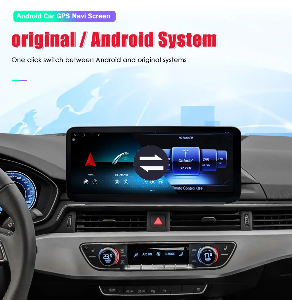 Android 16 für BENZ C-KLASSE W205 GLC 2015 - 2018 Intelligentes System Auto-Video-Multimedia-Player GPS-Navigation 4G QLED-Bildschirm BT – Detail 11