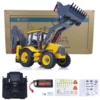 RTR LESU BL71 RC Hydraulic Backhoe Loader 2 in 1 Electric Excavator 1/14 Radio Control Metal Truck PL18EV Lite Toy Model TH21516 1