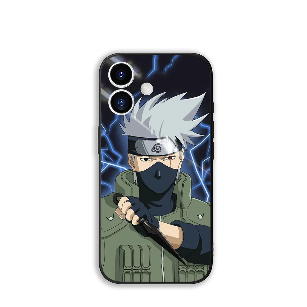 Hinata Hyuga & Kakashi Naruto-Themed Phone Cover Case