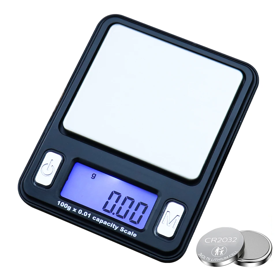 100g x 0.01g Digital Scale Ultra Mini Precision Gram Grain Pocket