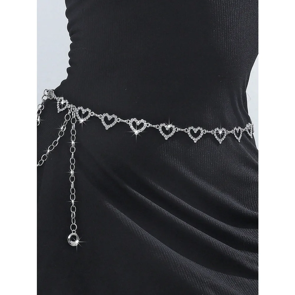Cintura A Catena Da Donna Placcata Oro, Lunghezza 110 Cm Regolabile, In Lega Di Zinco, Accessorio Moda Per Vestiti, Jeans, Gonne