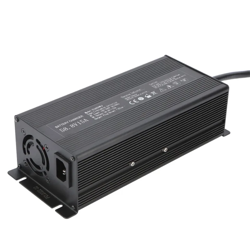 

16S LiFePO4 58.4V 13S 14S Li-ion 54.6V 58.8V AGM GEL Lead Acid 48V 15A Lithium Ion Battery Charger