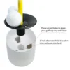 KOFULL Golf Putting Green Flag for Yard Double-Sided Numbered Golf Flagstick Hole Cup Set Portable 2-Section Design for Gift 3