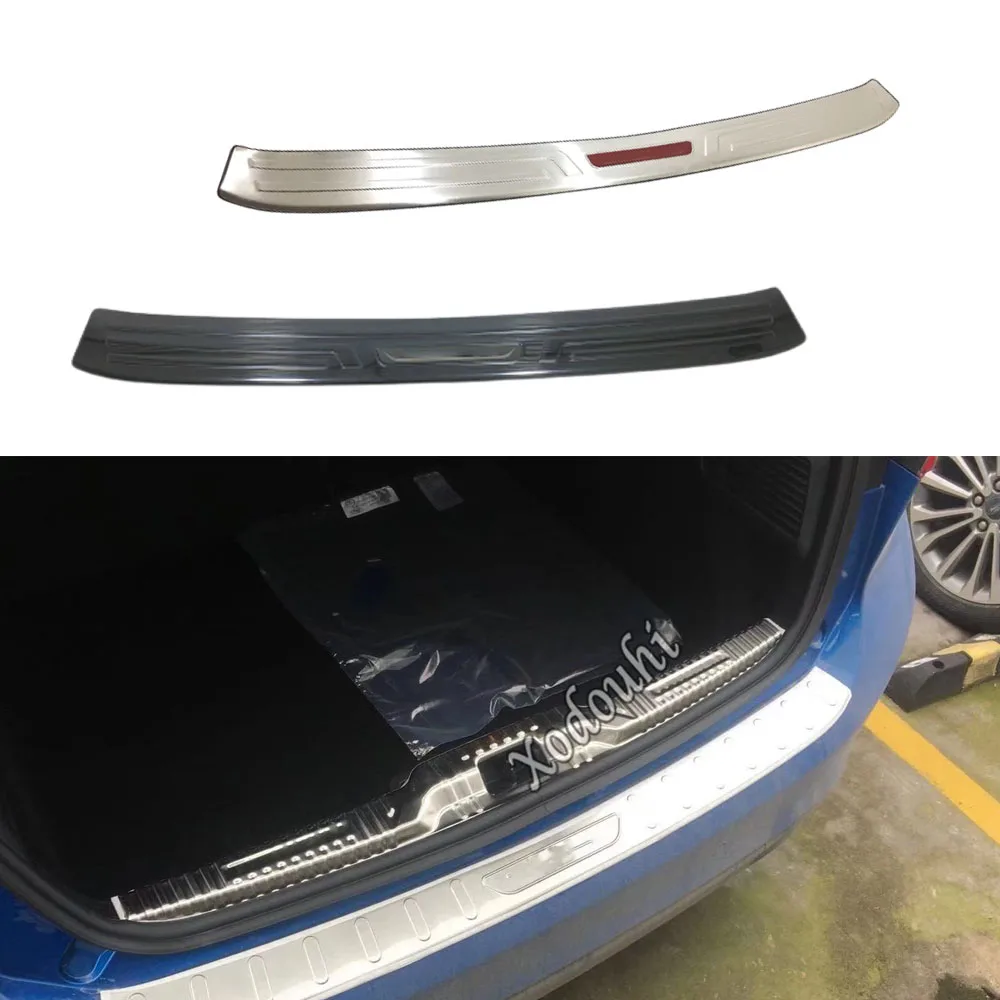 

Наклейка, внешняя задняя панель, отделка для педали, рамка, внешние пороговые детали для Ford Focus 2019, 2020, 2021, 2022