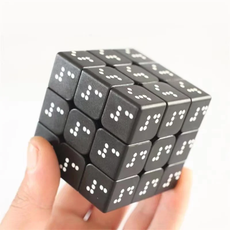 

3x3x3 Magic Cubes Classic Blind Relief Magic Cube Relief Cubo Magic Cube Puzzl Children Educational Toys Magic Cube Puzzl