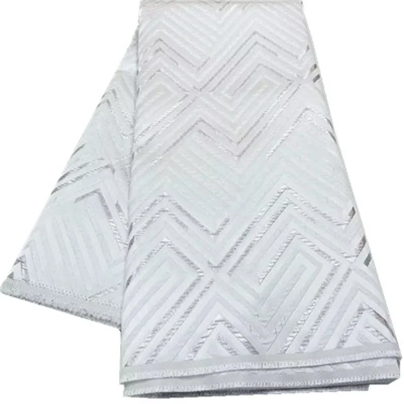 

Африканская кружевная ткань 100% Φ в Швейцарии, нигерийская швейцарская кружевная ткань для пошива свадебного платья 5 ярдов F3785