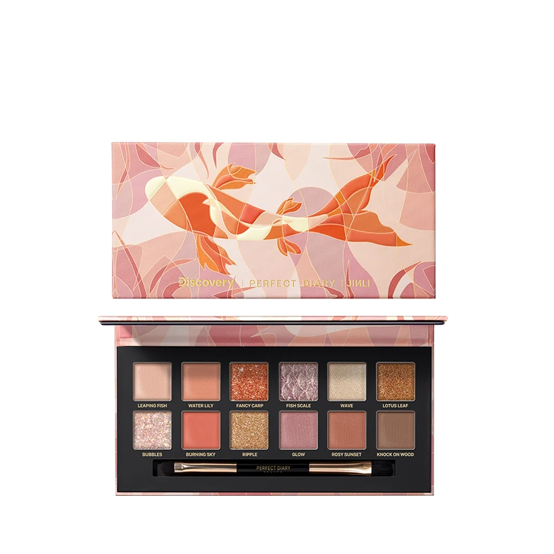 

TT PERFECT DIARY Explorer Twelve-Color Animal Eye Shadow Plate Koi Plate Earth-Color Tiger