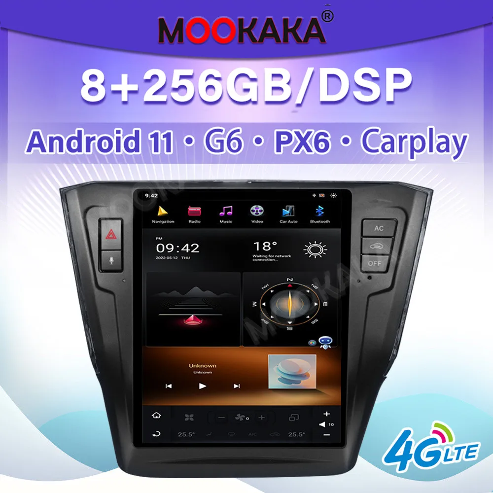 

For Volkswagen Passat 2015-2018 PX6 Tesla Style Car Radio Android 11 Multimedia Player GPS Navigation DSP Auto Stereo Head Unit