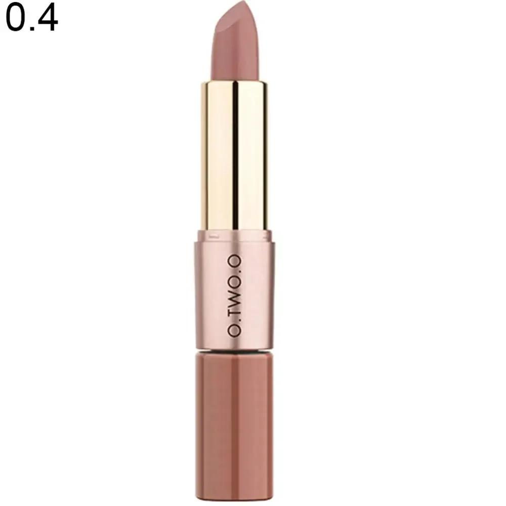 2 in 1 Matte Lipstick Lip Gloss Lip Balm Sexy Red Lip Tint Waterproof Long Lasting Non-sticky Sexy Women Fashion Makeup