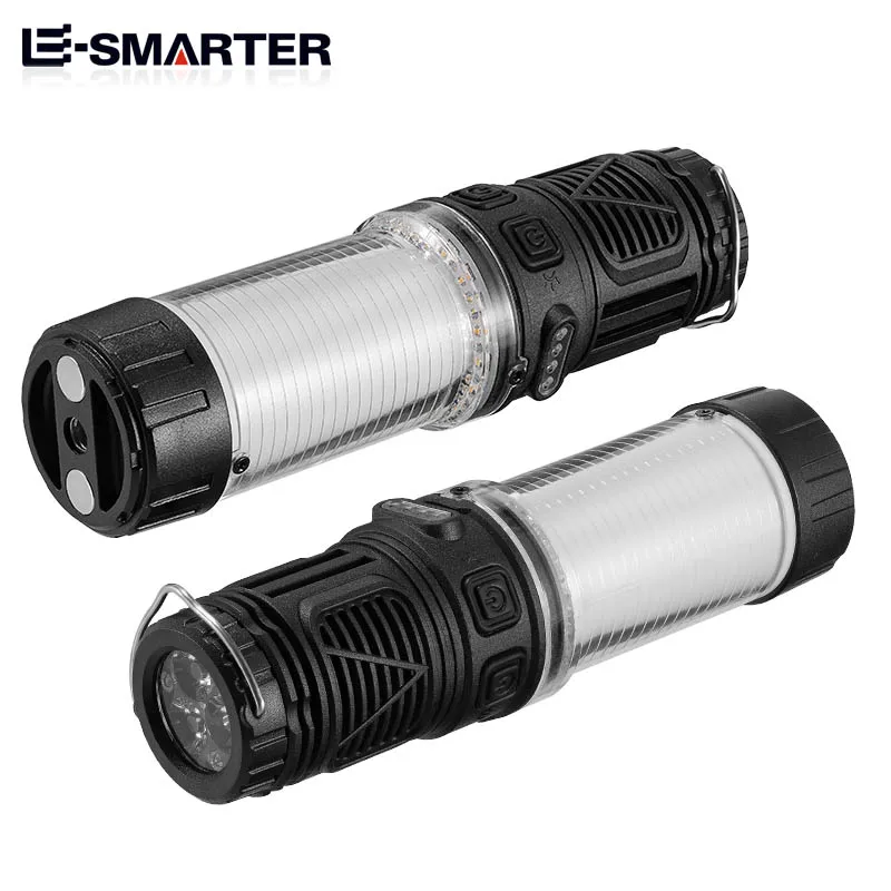Rechargeable Mini Mosquito Repeller Portable Camping Lamp Magnetic Design Outdoor Backpacking Lighting LED Flashlight with Tripod