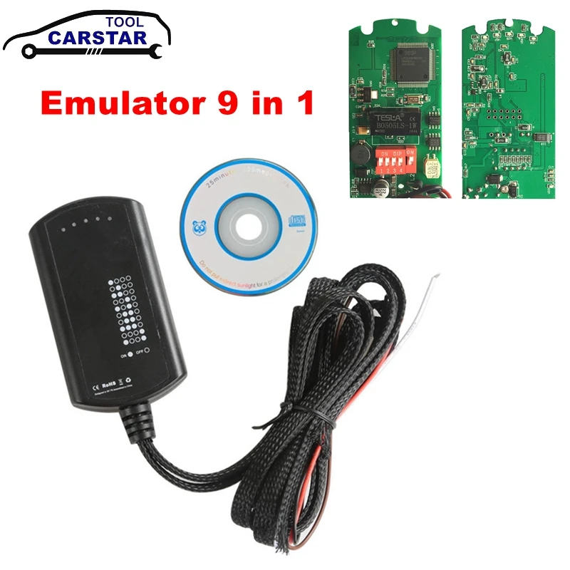 Emulatore Per Camion 9 In 1 Sistema Di Emulatore Box 9 In 1 Per Camion Multi-Marche Supporta Lo Strumento Diagnostico Per Camion Euro 4 E 5