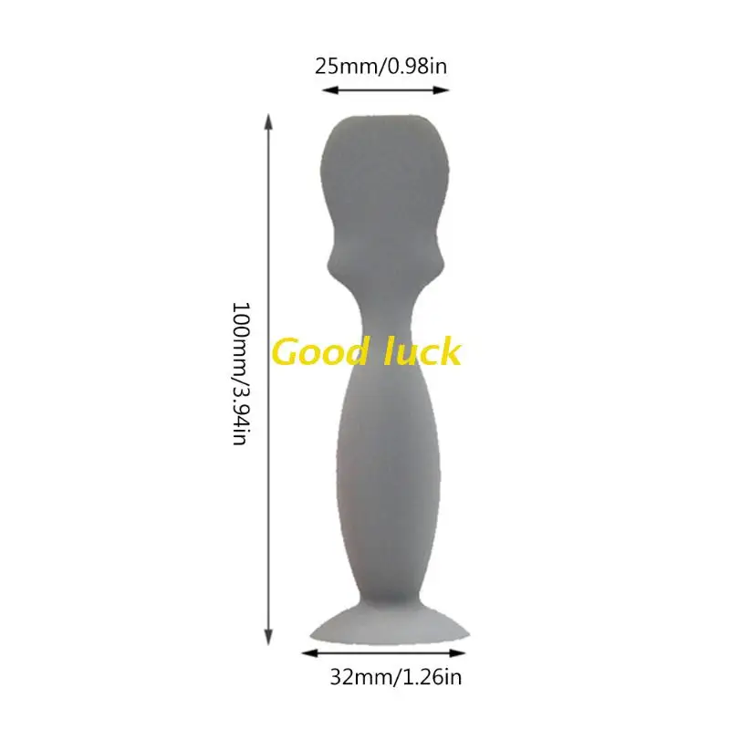 Silicone Infant Diaper Cream Applicator Flexible Keeps Hands/Fingernails Clean Reusable Spatula with Suction Cup baby diaper cream brush