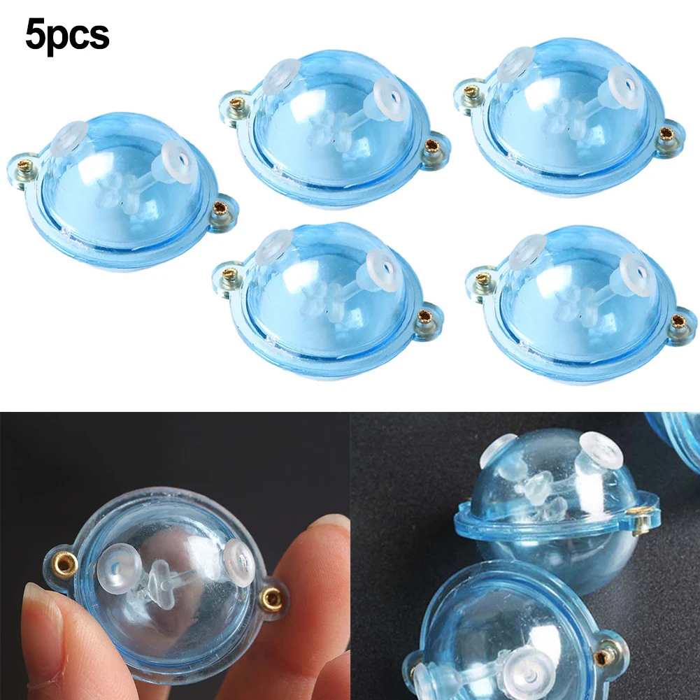 

5pcs Round Bubble Float Marker Float Water Injection Float 38*25mm Boat Fishing Floats Strong Waterproof Pesca Tackle Tool
