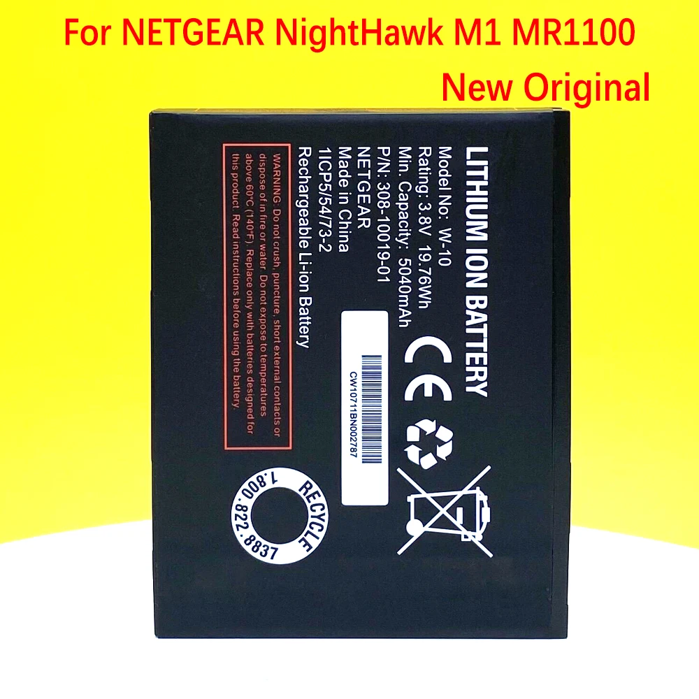 New Original In Stock 5040mah W10 Battery For Netgear Nighthawk M1