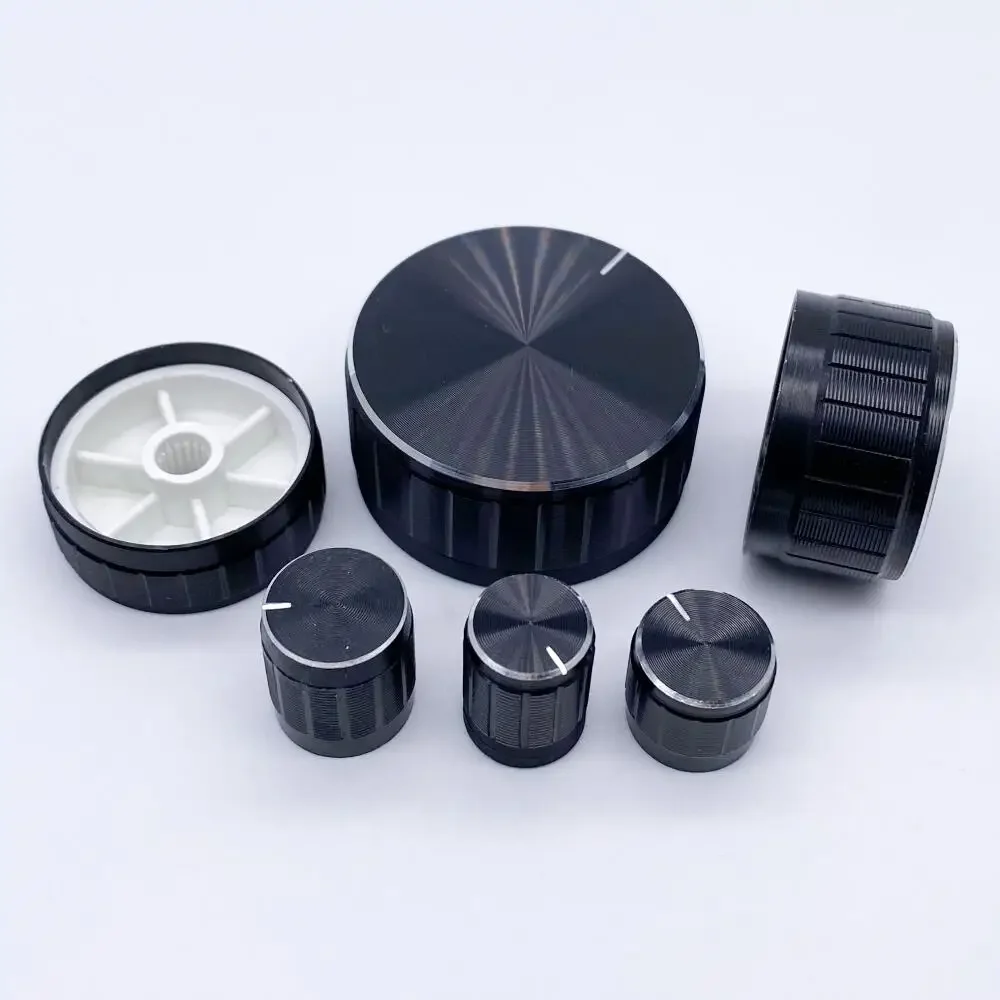 Aluminum Alloy Potentiometer Knob Cap For Electric Guitar 6mm Shaft Hole