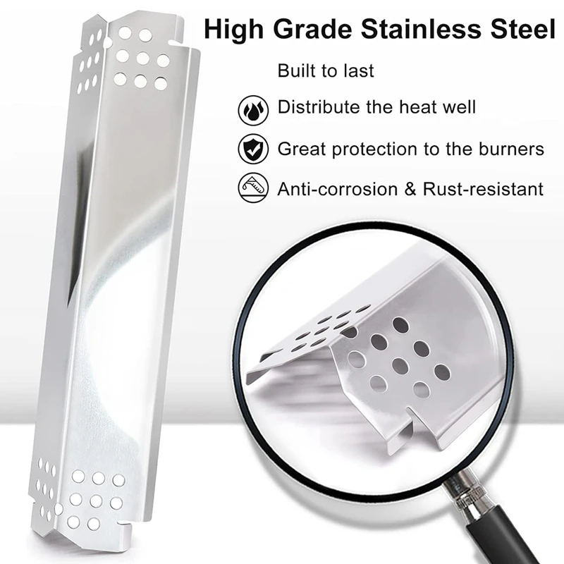Fire Barrier Enamel Hot Plate Flame Mash Stainless Steel Grill Heating Tent for Nexgrill 720-0888