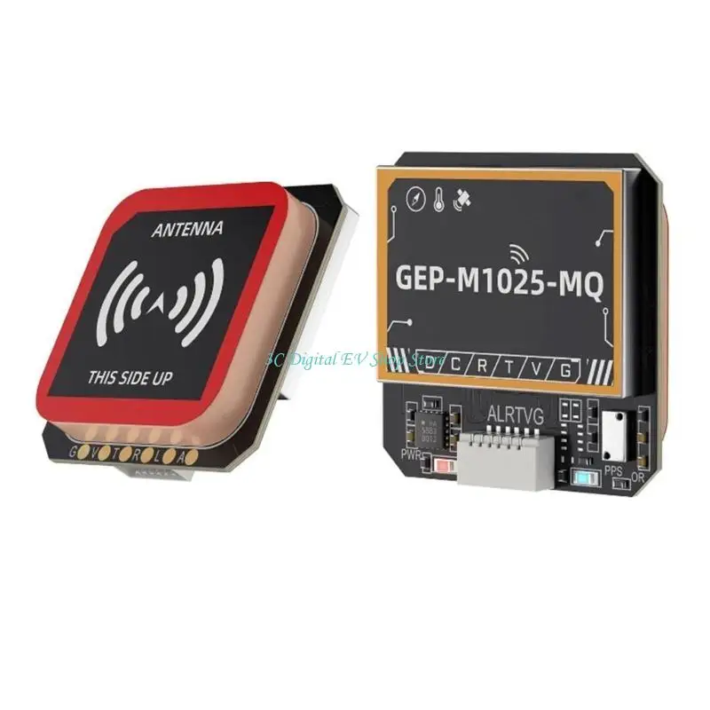 Module GPS Boussole M1025Q en main, illustrant sa compacité et sa robustesse pour une utilisation en extérieur — Achetez Module GPS Boussole M1025Q - Précision et Fiabilité.