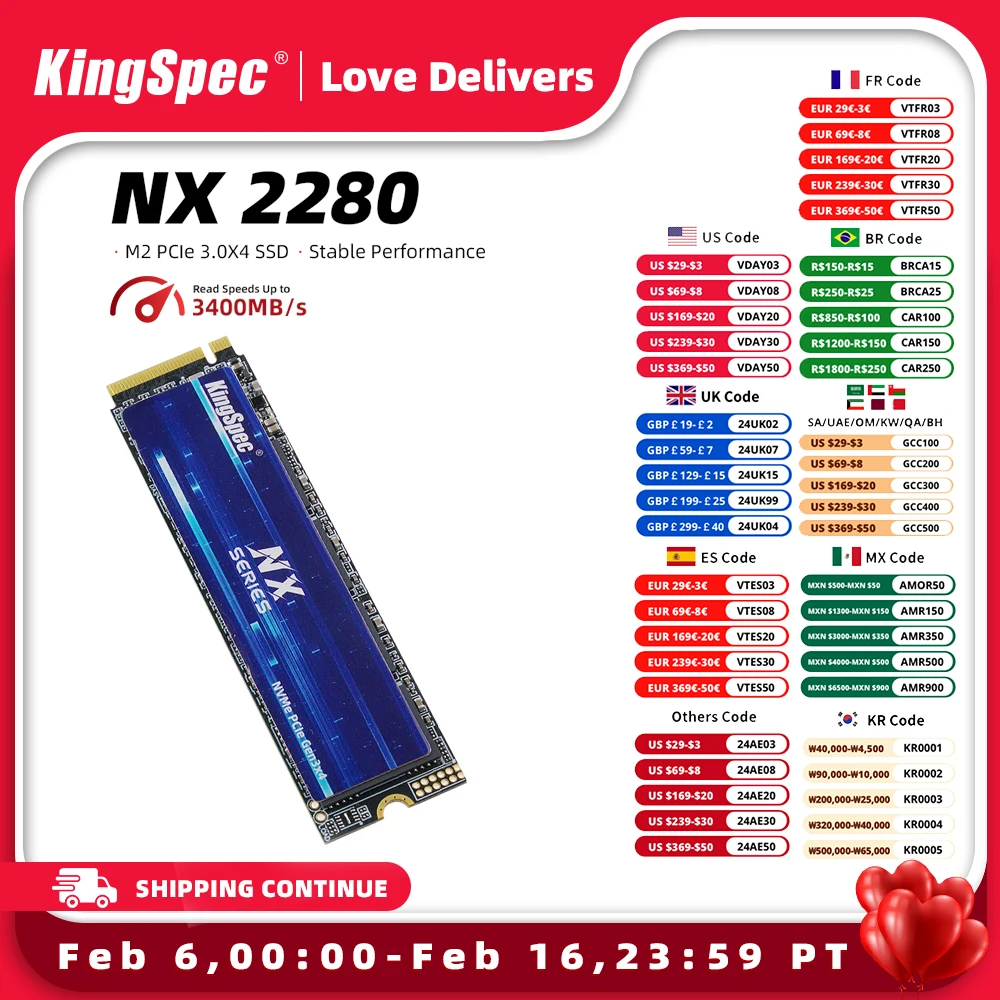 Kingspec M.2 Ssd Nvme 1Tb 512Gb 256Gb 128Gb M.2 2280 Pcie Nvme Ssd 500Gb 240Gb Unità A Stato Solido Interne Disco Rigido Per Laptop