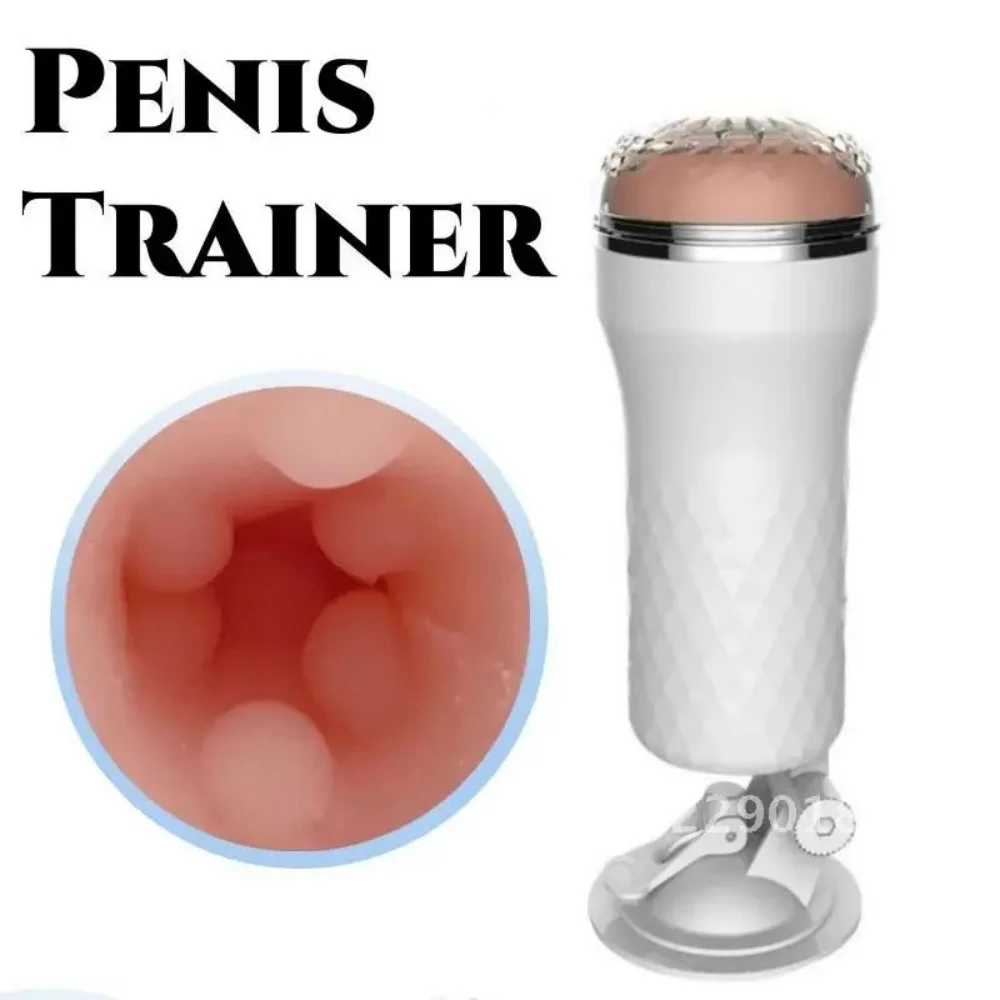 Realistisk onani-cup för män med sugfunktion_voghion.com