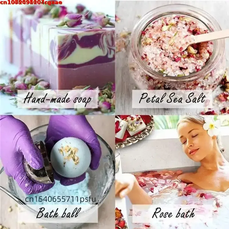 Description Picture 5 of item30g Aromatic Natural Candle Soap Perfume Floral Essence Making Material Natural Dry Flower Wedding Home Decoration Bath Decor