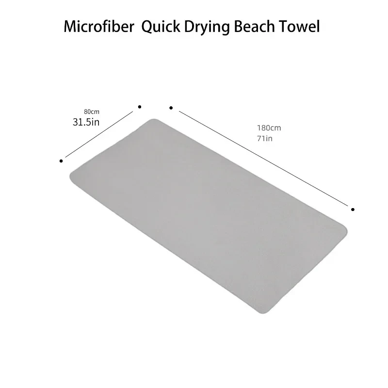 Oversized Beach Towel for Men Women Quick Dry Soft Microfiber