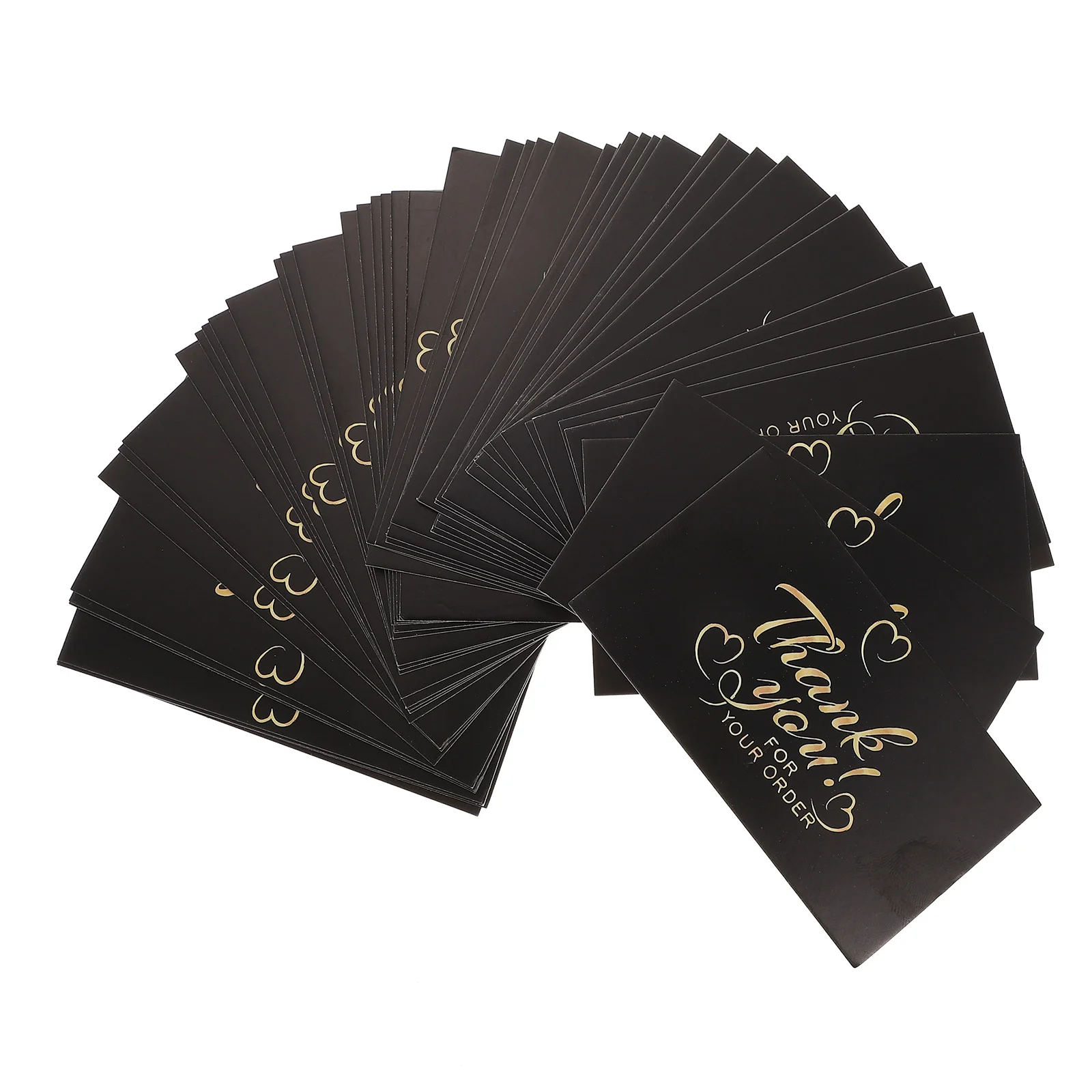 

50Pcs Decorative Thank You Cards Shopping Costumer Thank Cards Thank You Cards