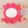 Crab Newborn Boy Bath Toy Baby Water Toys Kids Travel Mirror Bathing Educational 1