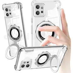 Reinforced Corners Shockproof TPU Case with MagSafe Compatibility for Wireless Charging (Clear)