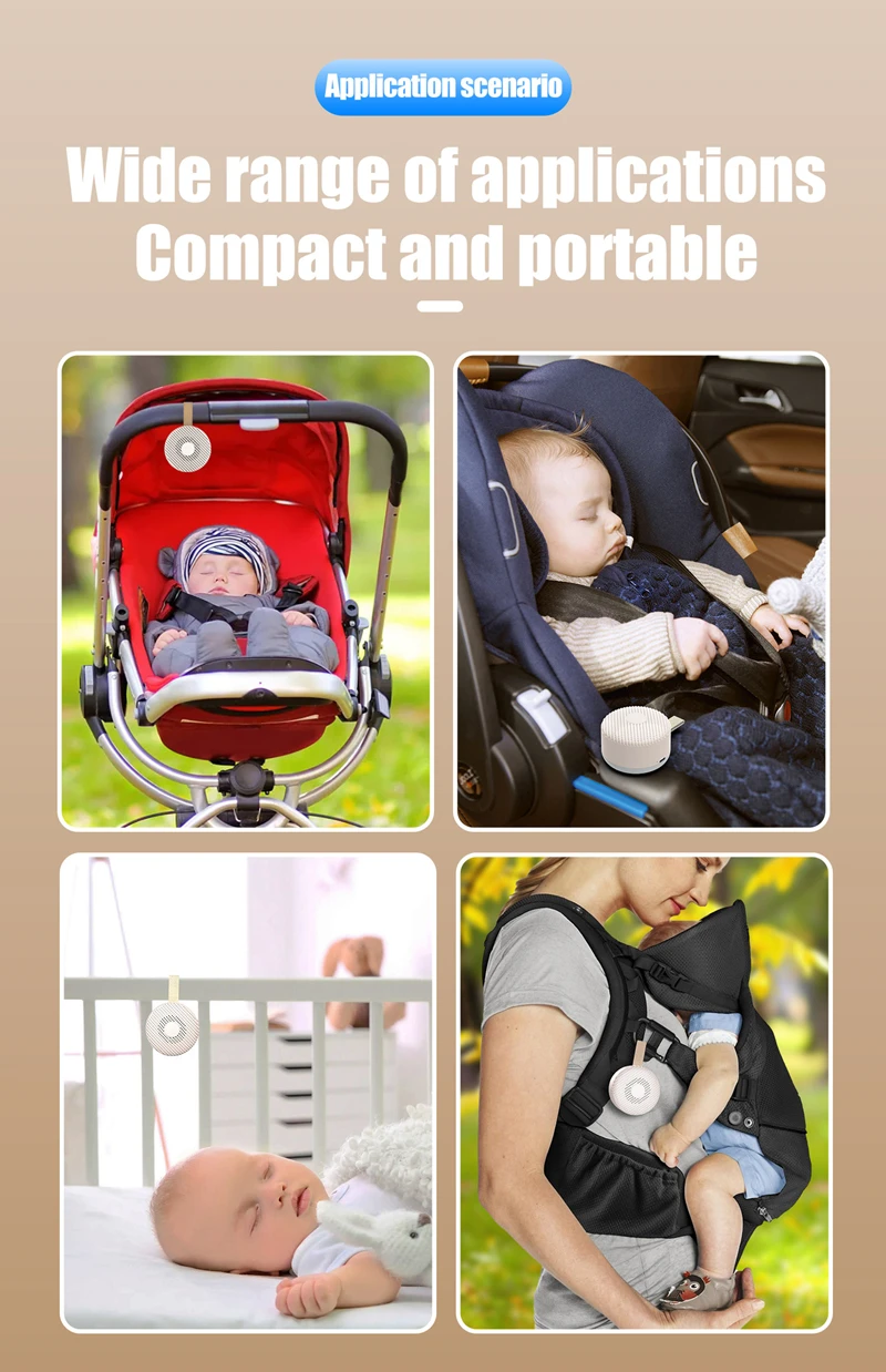 Intelligenter Lautsprecher Zur Babyschlafhilfe Mit White Noise_voghion.com