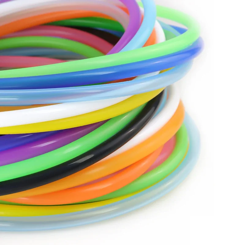 Versatile High-Temperature Resistant Silicone Tubing - Available in 17 Vibrant Colors
