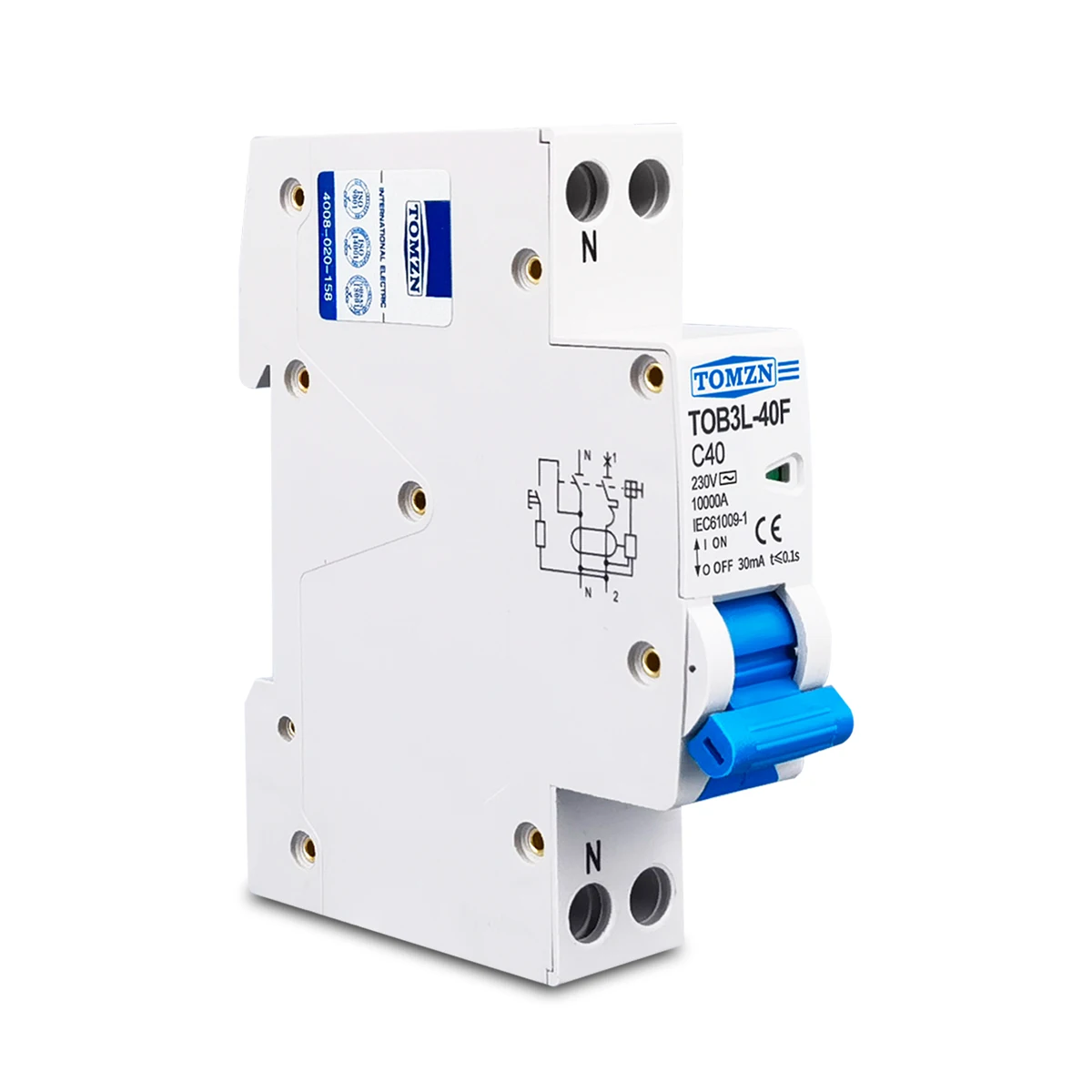 tipo interruptor automatico diferencial atual residual de 01
