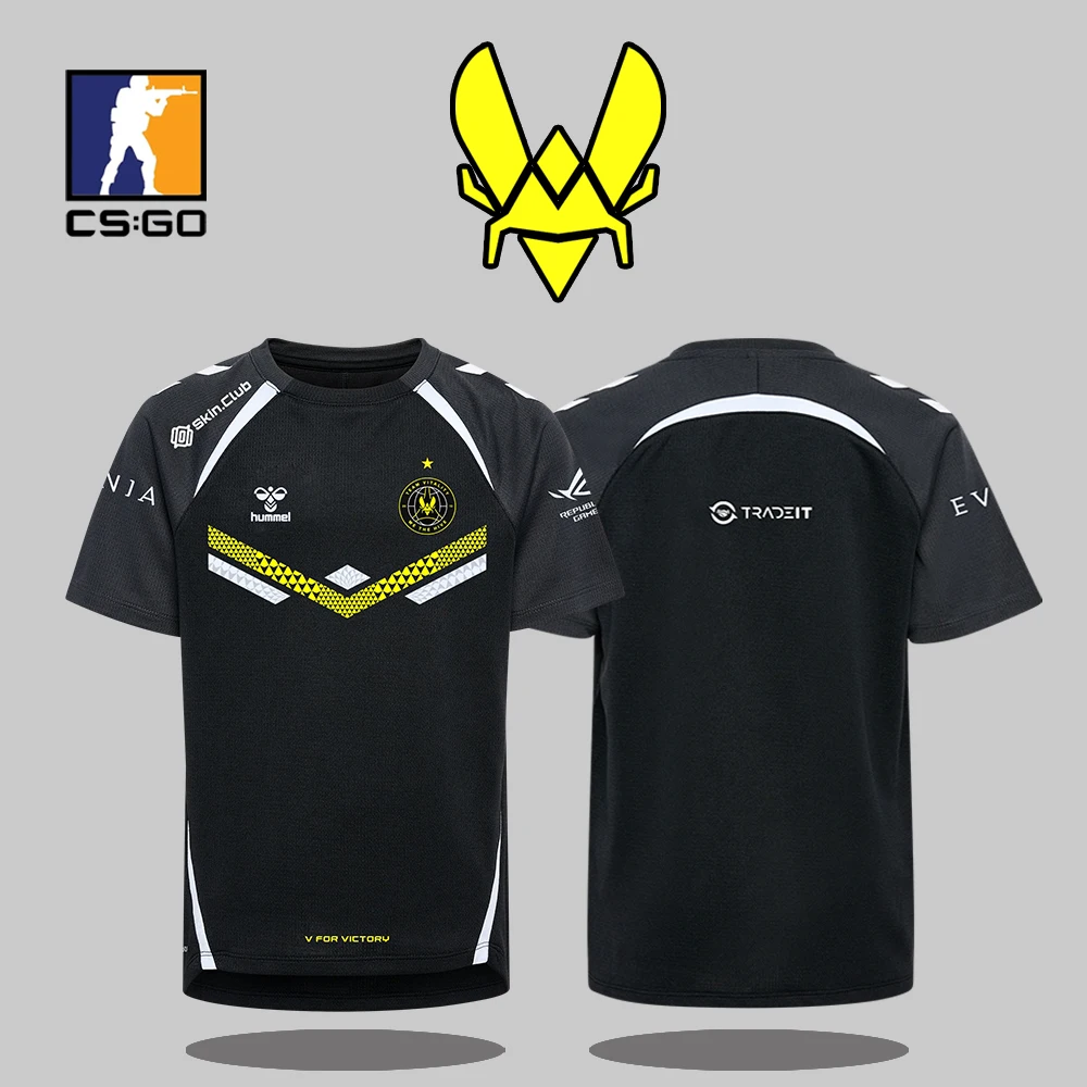 Team Vitality 2025 New CS2 Esports Jersey CSGO Major Training Uniform Unisex Streetwear Oversized Tops VIT Fans Custom T Shirts