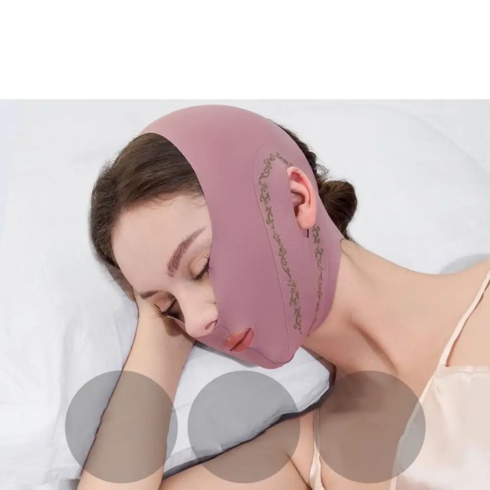 Anti Wrinkle Face Slimming Bandage Breathable Facial Massage Face Lift Up Strap Graphene Elastic Chin Cheek Lifting Belt Women