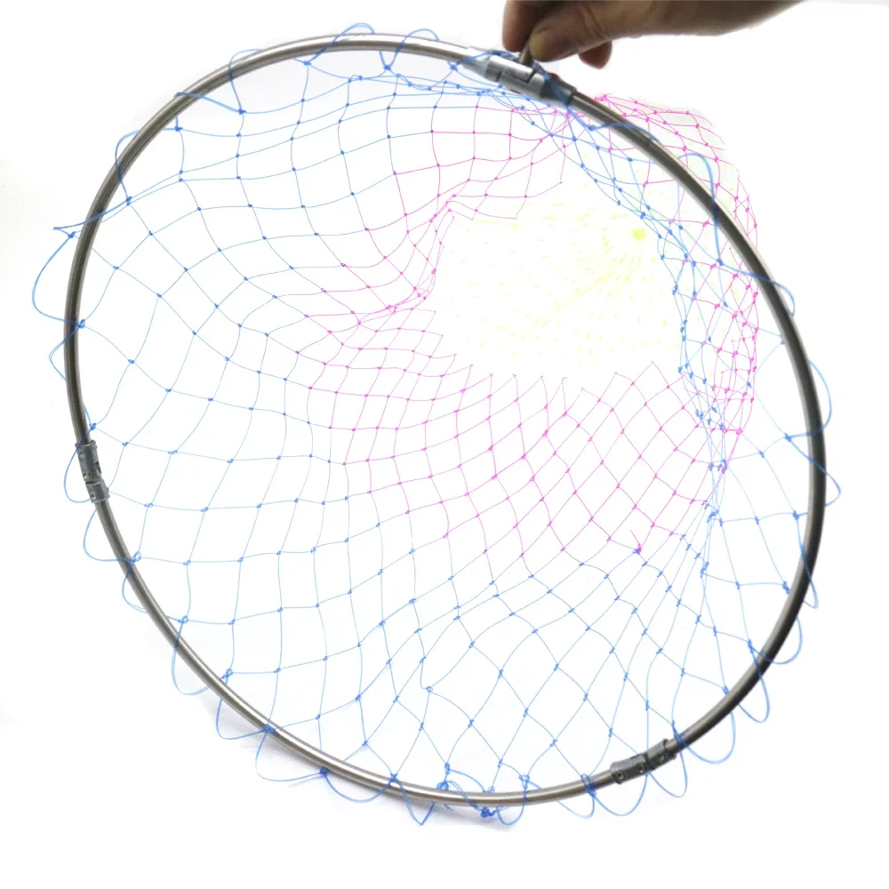 Fishing Landing Net Nylon Collapsible Folding