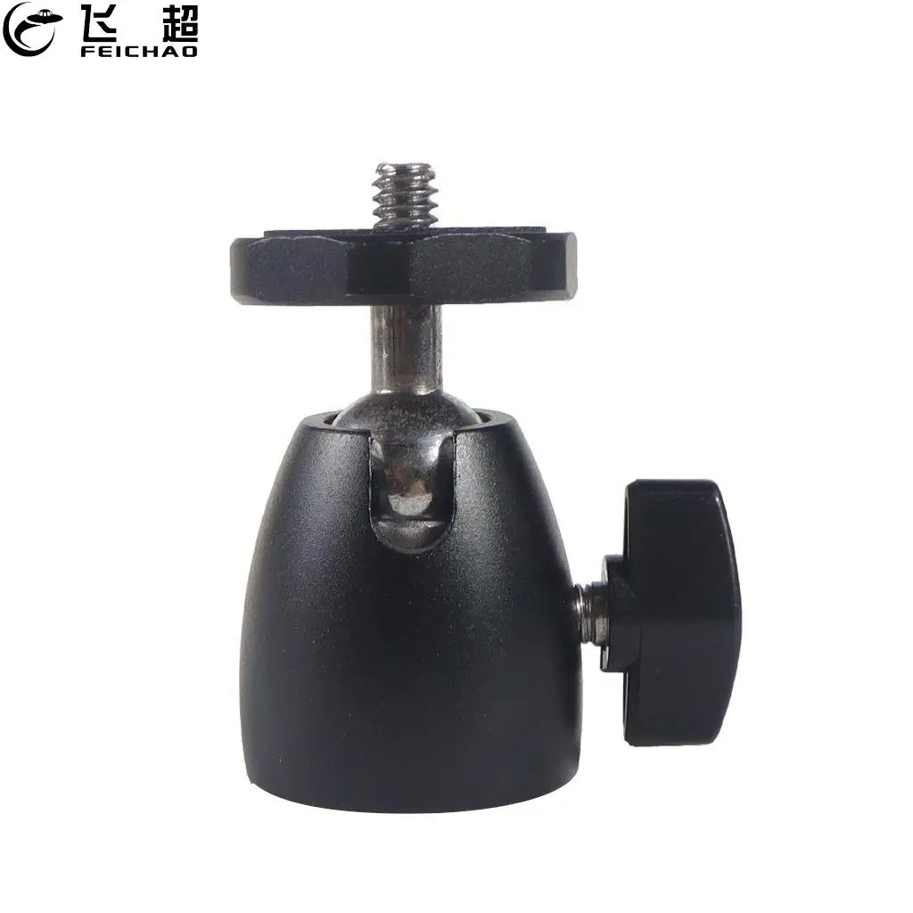 Q39 Aluminium Alloy Mini Ball Head Camera Ballhead Stand 1/4 Inch Screw Mount Bracket Holder for Nikon Canon DSLR Camera Tripod