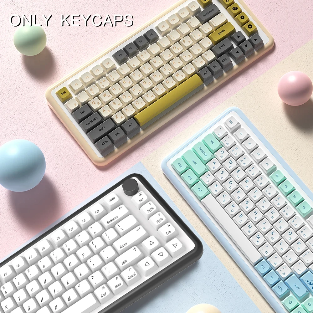 Колпачки для клавиш XDA испанские французские корейские бразильские японские русские XDA профили PBT колпачки для MX Переключатель механическая клавиатура ISO Enter