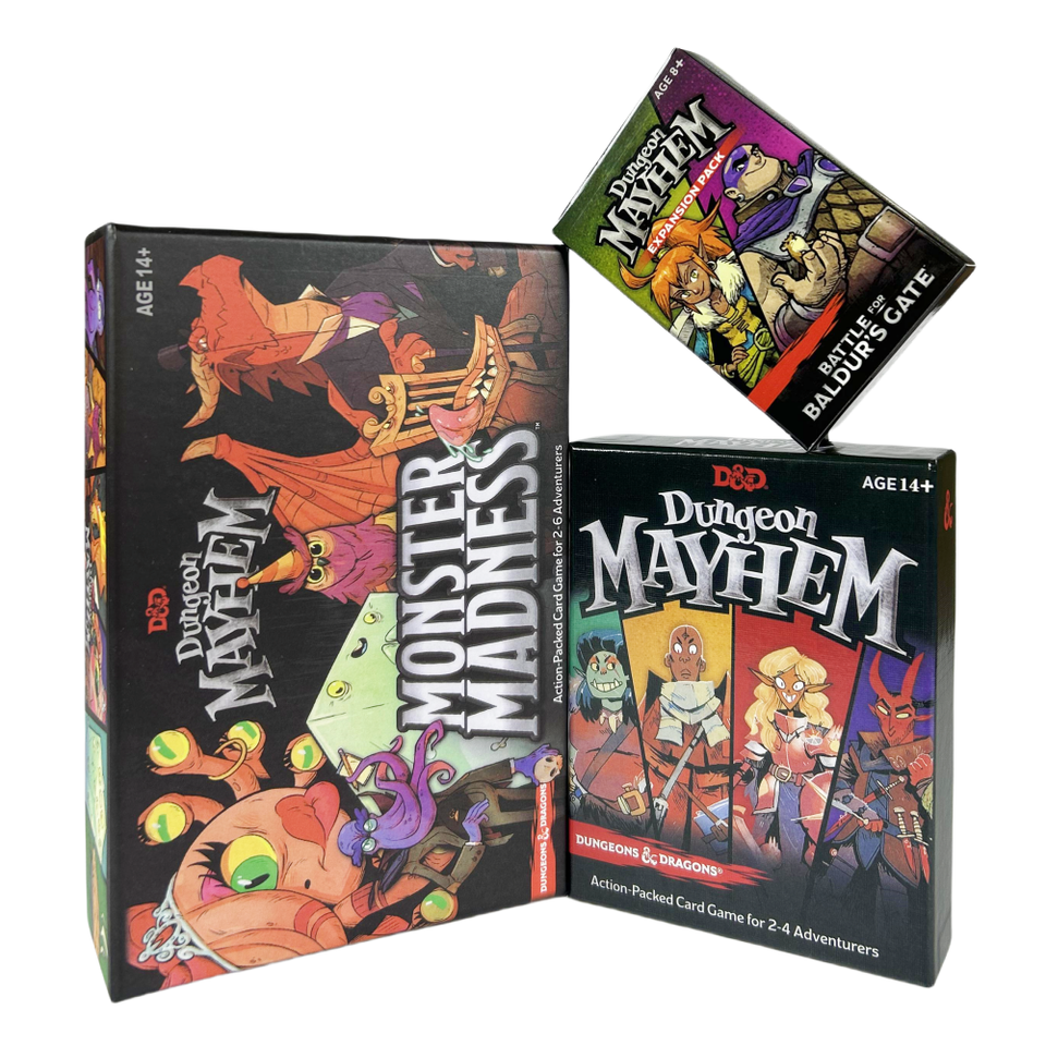 Baldur's Gate Dungeon Mayhem Board games Monster Madness Card English version Children's Toy Gift