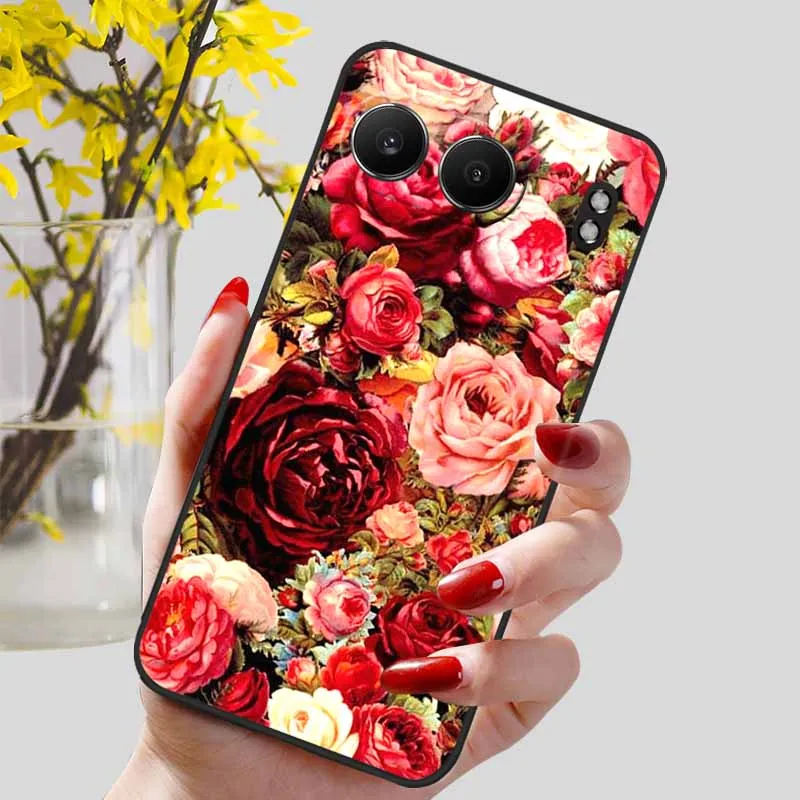 Luxury Silicone TPU Soft Bumper Case with Cute Cat Design for Oneplus Nord 4 - Premium Protective Cover