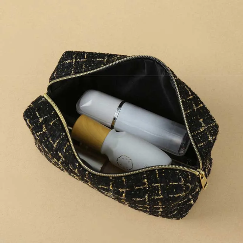 Fashion Women Clutch Makeup Bag Cosmetic Storage Bag Large Capacity Portable Travel Toiletries Storage Bag Student Pencil Case