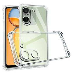 Shockproof Transparent Clear Silicone Phone Case - Redmi 13R 5G