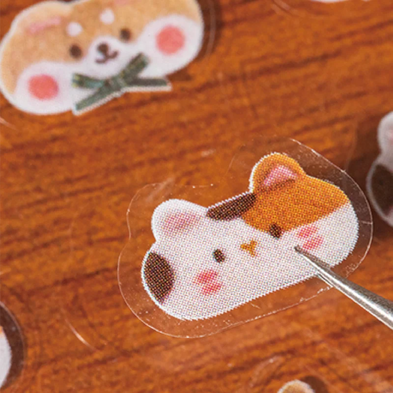 24 قطعة PET خمر النمط الياباني يموت قطع كتاب ملصقا...