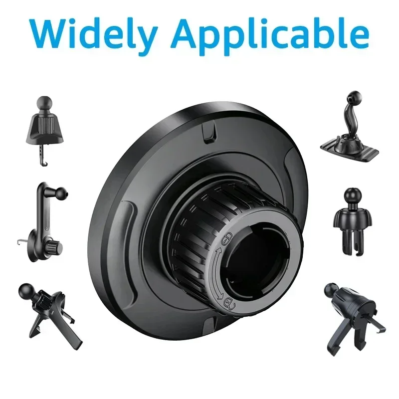 Magnetic Base for Car Phone Holder with 17mm Ball Head