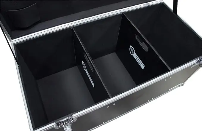 HCUT4422W Pro Audio DJ Touring 44x22x22 Utility Road Trunk Case Wheels 4
