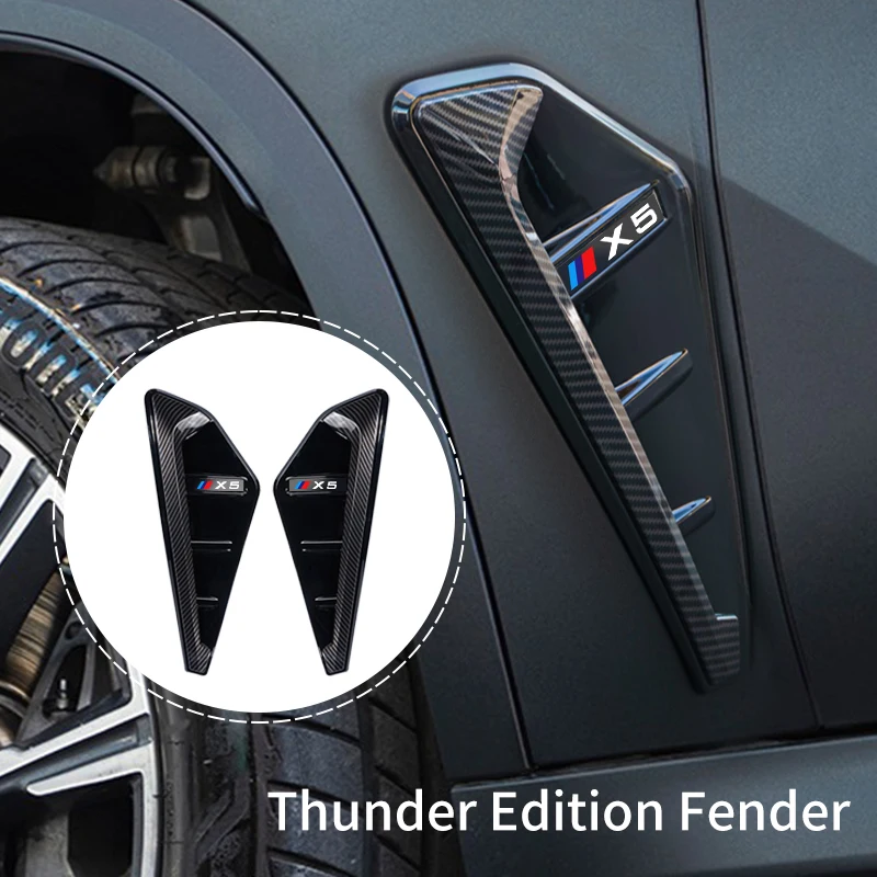 3StylesCarSideVentAirFlowFenderIntakeStickerSharkGillsSide